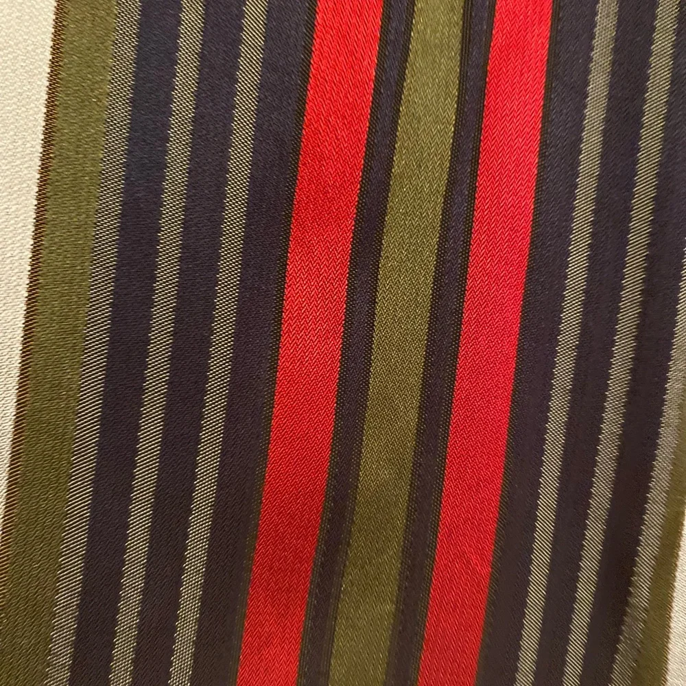 ZARA TRF Striped multicolored skirt attached belt - Picture 8 of 9